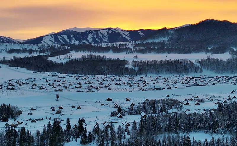 雪景圣地|中国最美雪村—喀纳斯禾木村|纯玩新疆8日游攻略